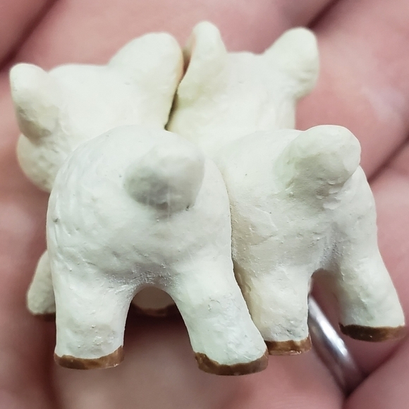 Hallmark Merry Miniatures Noah's Friends Camel Sheep 2 Piece Set 1997 With Box - Picture 5 of 14